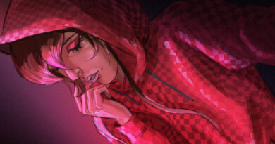 Screenshot of Annie wearing a hoodie from Annie and the AI
