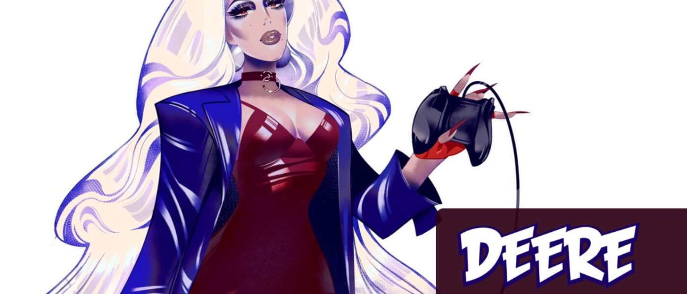 DEERE Twitch Partner drag queen graphic