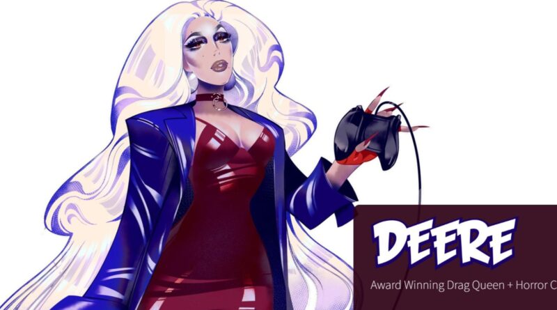 DEERE Twitch Partner drag queen graphic