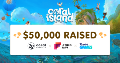 Coral Island $50,000 raised graphic
