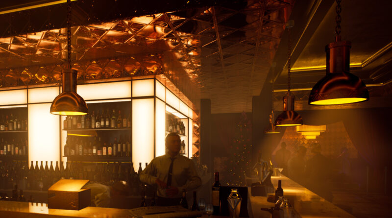 Vampire the Masquerade: Bloodlines 2 screenshot of a bar