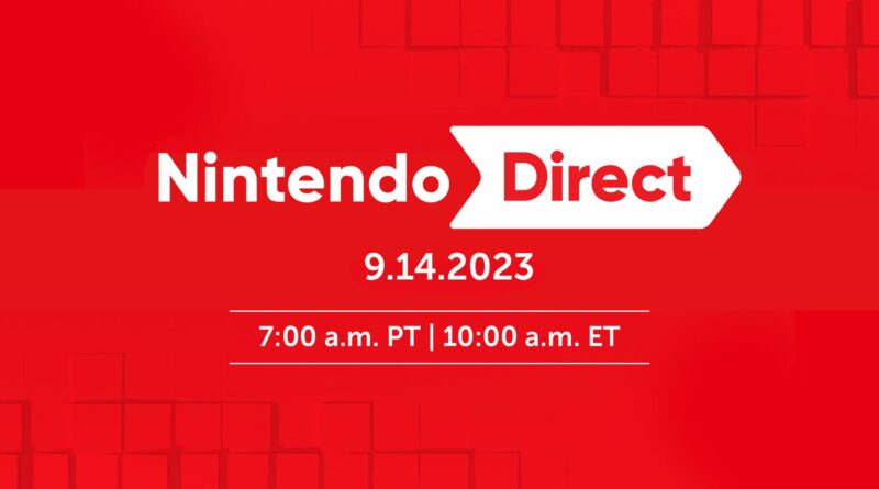 September 14 2023 Nintendo Direct graphic