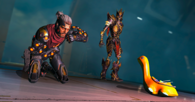 Apex Legends Doppelgangers Collection Event screenshot of Mirage and Revenant collecting candy