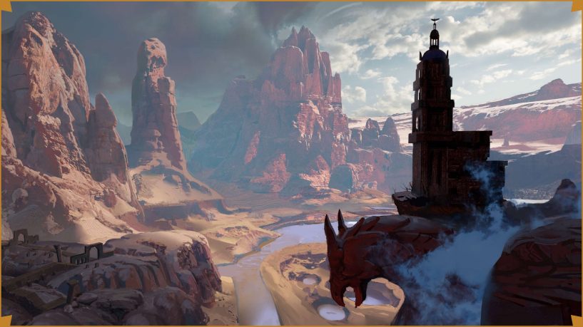 Dragon Age: Dreadwolf screenshot of mountains