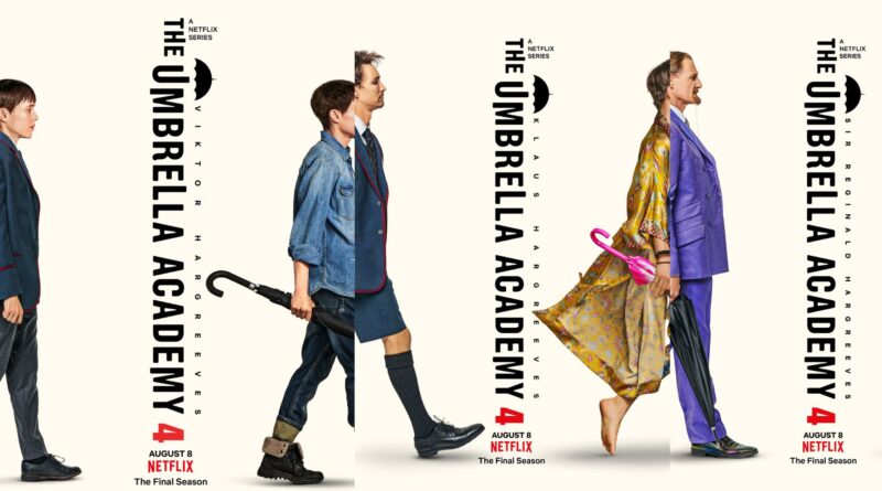The Umbrella Academy Season 4 posters