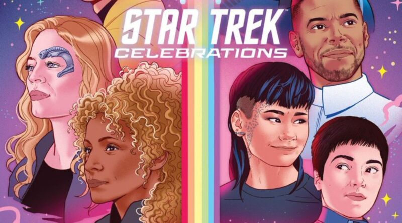 Star Trek: Celebrations comic book art cover