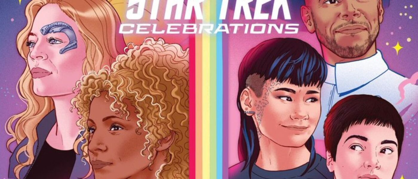 Star Trek: Celebrations comic book art cover