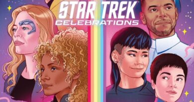 Star Trek: Celebrations comic book art cover