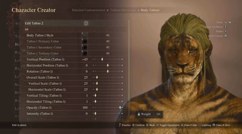 Dragon's Dogma character creator