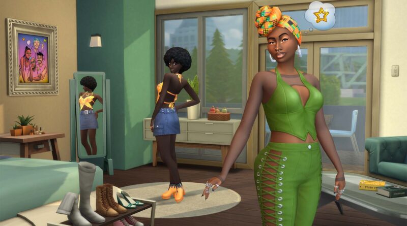 The Sims 4 Urban Homage kit drops with on point looks in partnership with LGBTQ icon Ebonix