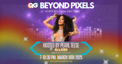 Qweerty Gaymers reveal Beyond Pixels mixer at GDC with Pearl Teese hosting