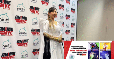 MiladyConfetti meets anime singing icon Yoko Takahashi at Anime NYC