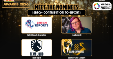 Gayming Awards Meet the Nominees: LGBTQ+ Contribution to Esports Award