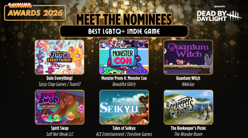 Gayming Awards Meet the Nominees: Best LGBTQ+ Indie Game Award