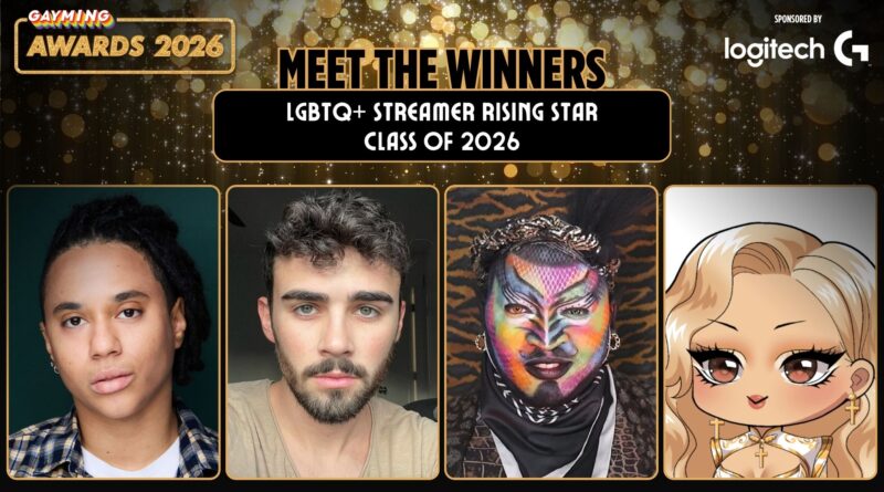 Gayming Awards 2026: Meet the LGBTQ+ Streamer Rising Star Class of 2026