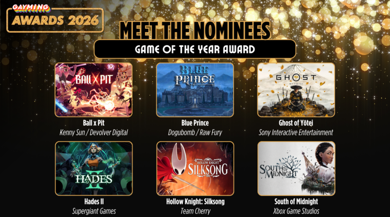 Gayming Awards Meet the Nominees: Game of the Year Award