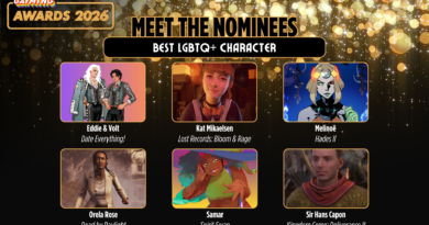 Gayming Awards Meet the Nominees: Best LGBTQ+ Character Award