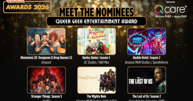 Gayming Awards Meet the Nominees: Queer Geek Entertainment of the Year Award