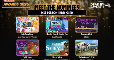Gayming Awards Meet the Nominees: Best LGBTQ+ Indie Game Award